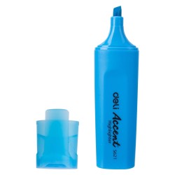 Marcador fluorescente Deli Accent - Trazo 1 / 5 mm - Color azul
