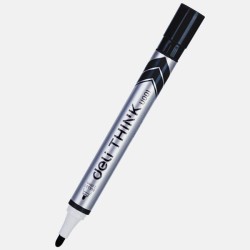Marcador pizarra Deli Think - Punta 2 mm - Color negro