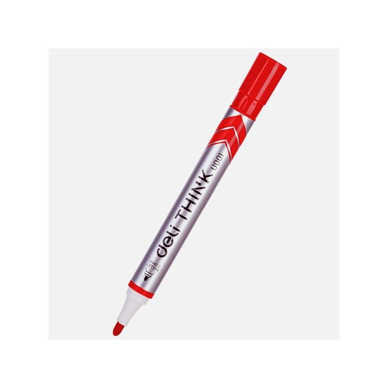 Marcador pizarra Deli Think - Punta 2 mm - Color rojo Marcador pizarra Deli Think - Punta 2 mm - Color rojo