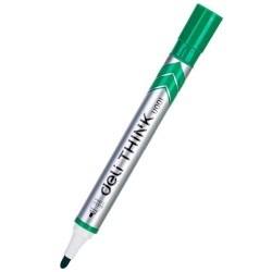Marcador pizarra Deli Think - Punta 2 mm - Color verde