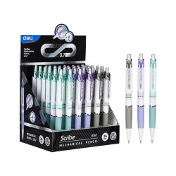 Portaminas Deli Linfini - Mina 0,5 mm - Colores surtidos - pack 36 ud.