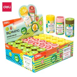 Goma de borrar Deli Blooming - Colores surtidos (PACK INDIVISIBLE DE 30 UNIDADES)