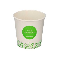 Vasos compostables - Papel - 125 ml - Pack 50 ud