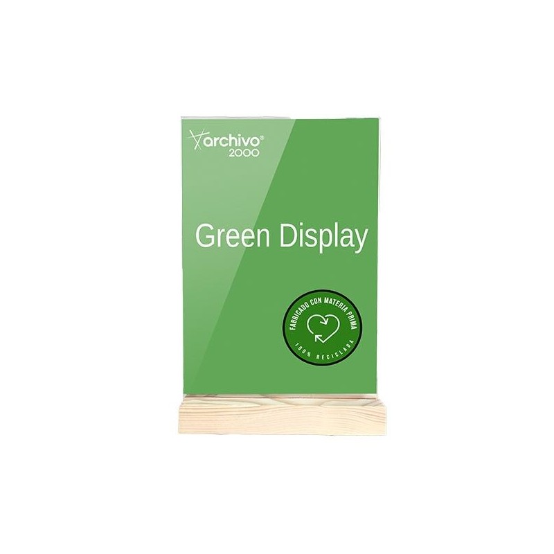 Expositor de sobremesa Archivo 2000 Green Display - Vertical - A4