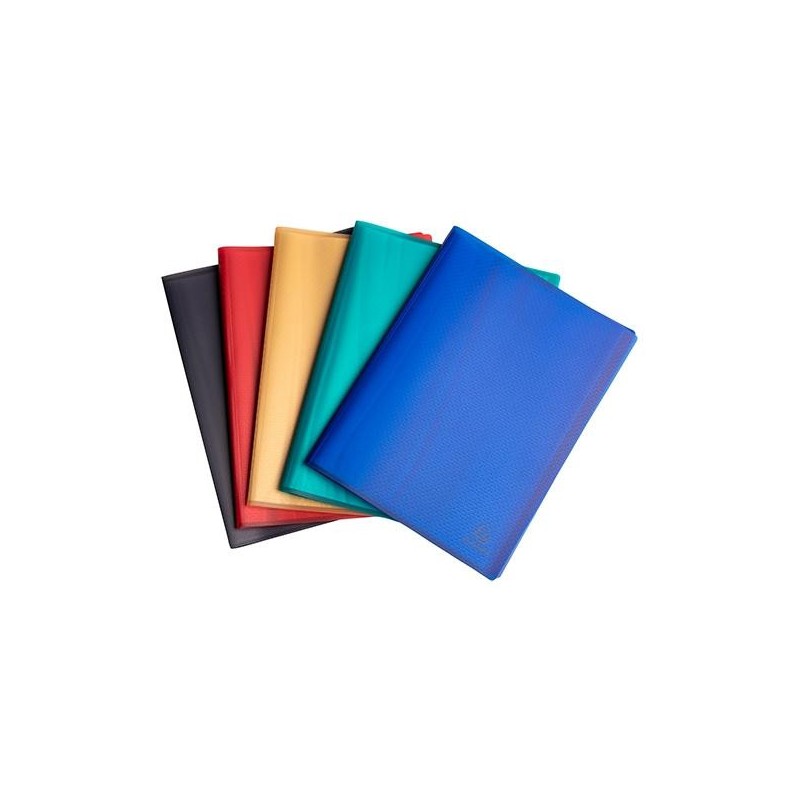 Carpeta de fundas Exaclair - PP - A4 - 20 fundas - Colores surtidos