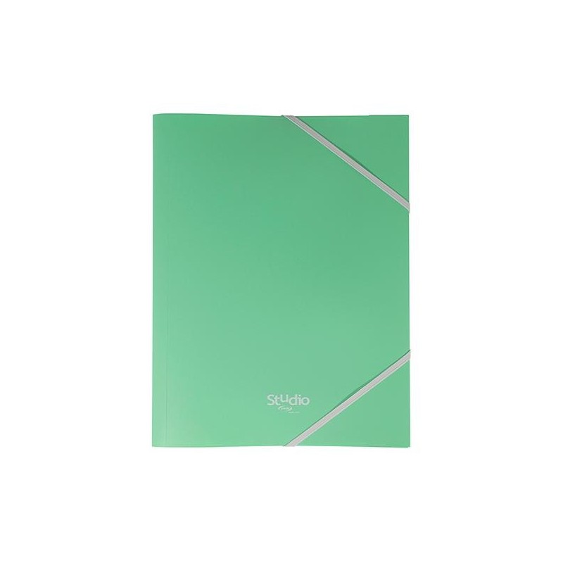 Carpeta de gomas Pardo Pastel - Solapas - PP - Folio - Color verde Carpeta de gomas Pardo Pastel - Solapas - PP - Folio - Color verde