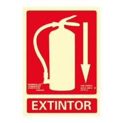 Señales normalizadas Extintor Archivo 2000 - PVC - 30 x 21 cm