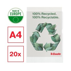 Dossier uñero Esselte - PP - 100 m - Piel de naranja - A4 - Bolsa 20 ud