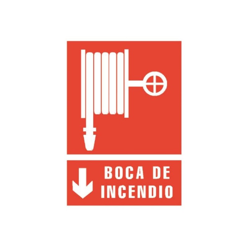 Señales normalizadas Boca de incendio Archivo 2000 - PVC - 30 x 21 cm