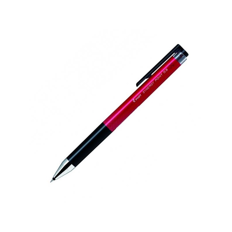 Bolígrafo retráctil Pilot Synergy - Trazo 0,5 mm - Color rojo