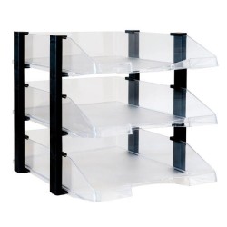 Set 3 bandejas Jumborack Archivo 2000 - Poliestireno - 35 x 28,5 x 28 cm