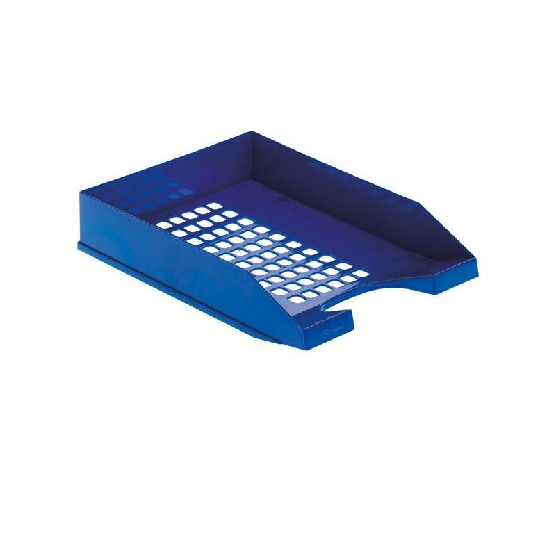 Bandeja rejilla Archivo 2000 - Poliestireno - 34,5 x 25,5 x 6,5 cm - Color azul