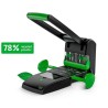 Taladro Novus B2200 re+new - 200 hojas - Punzones 2 x 6 mm - Color negro