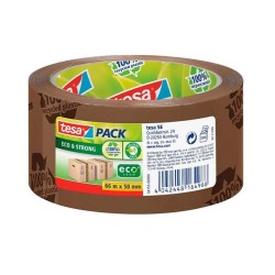 Precinto Tesa Eco&Strong - PP reciclado - 50 mm x 66 m - Color habana impreso