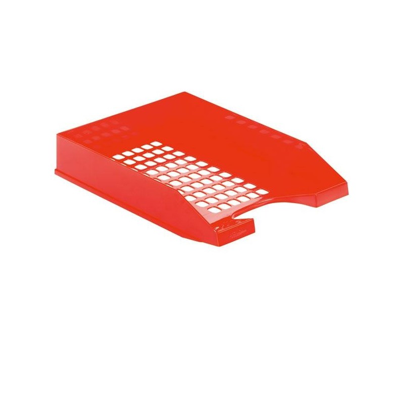 Bandeja rejilla Archivo 2000 - Poliestireno - 34,5 x 25,5 x 6,5 cm - Color rojo