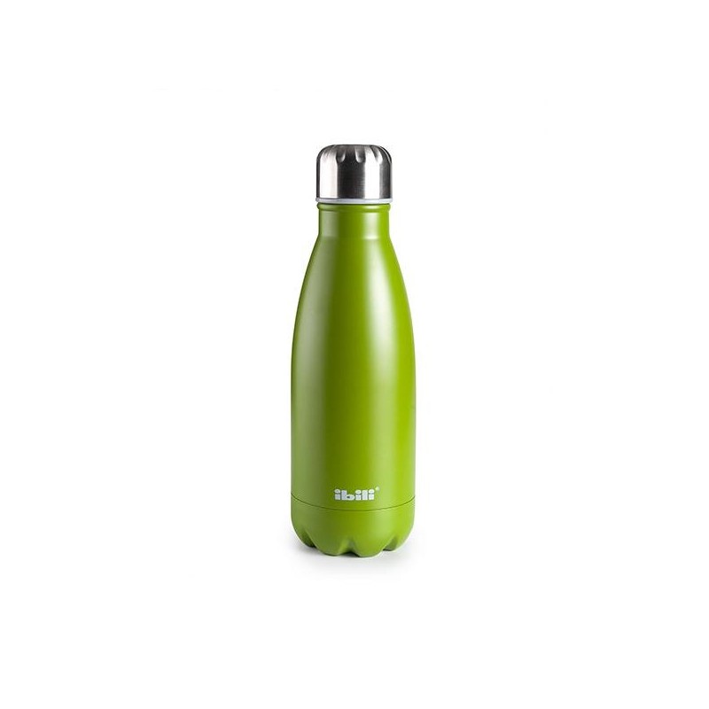Botella isotérmica Ibili - Doble pared - 500 ml - Color verde Botella isotérmica Ibili - Doble pared - 500 ml - Color verde