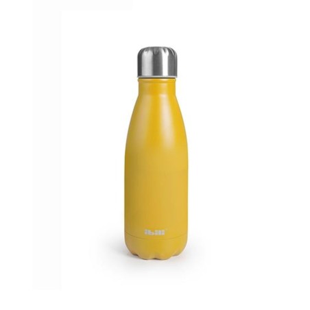 Botella isotérmica Ibili - Doble pared - 500 ml - Color amarillo