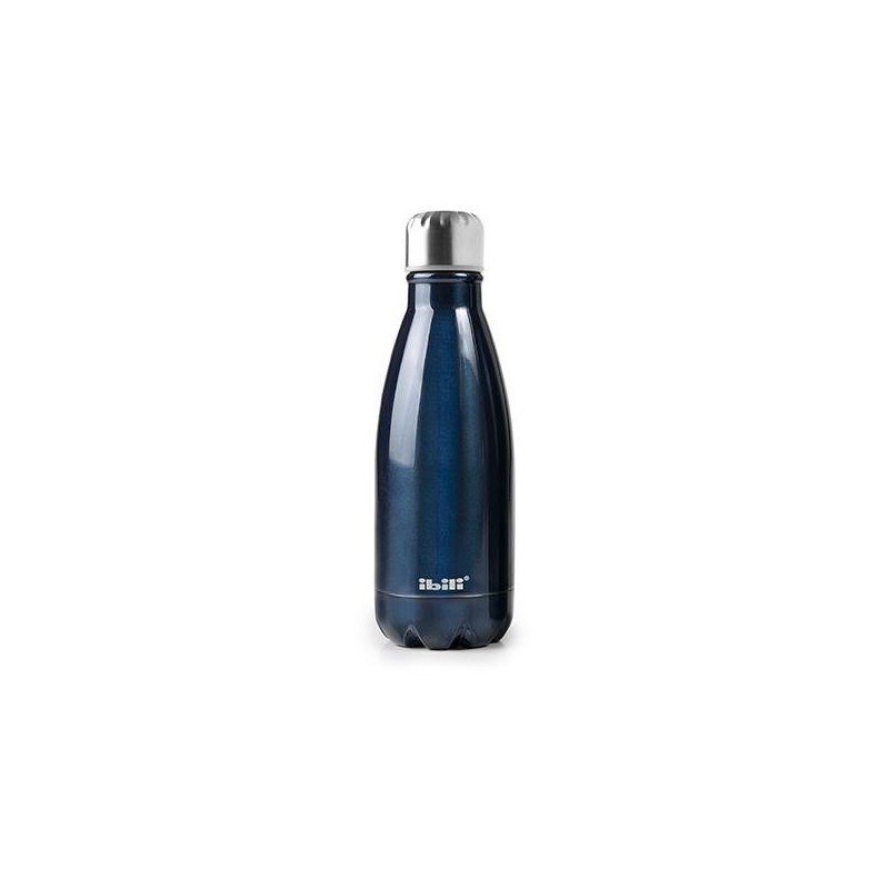 Botella isotérmica Ibili - Doble pared - 500 ml - Color azul Botella isotérmica Ibili - Doble pared - 500 ml - Color azul