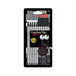 Rotulador calibrado Stabilo Arty Line - Set de 10