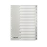 Índice numérico 1-12 Dequa - Multitaladro - PP - A4 - Color gris