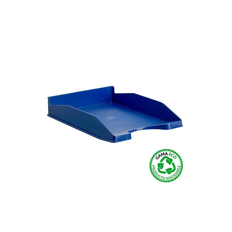 Bandeja Dequa - Poliestireno - 34,5 x 25,5 x 6 cm - Color azul