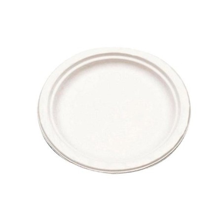 Platos compostables Bunzl - Bagazo - 26 cm - Pack 50 ud