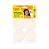 Esponja de maquillaje Jovi - Color blanco - Bolsa 4 ud (PACK INDIVISIBLE DE 6 UNIDADES)
