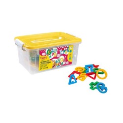 Moldes variados para plastilina Jovi - Plástico - Colores surtidos - Baúl 96 ud