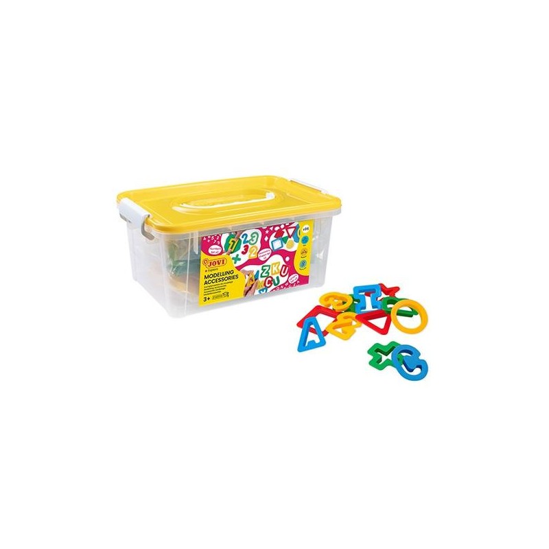 Moldes variados para plastilina Jovi - Plástico - Colores surtidos - Baúl 96 ud Moldes variados para plastilina Jovi - Plástico - Colores surtidos - Baúl 96 ud