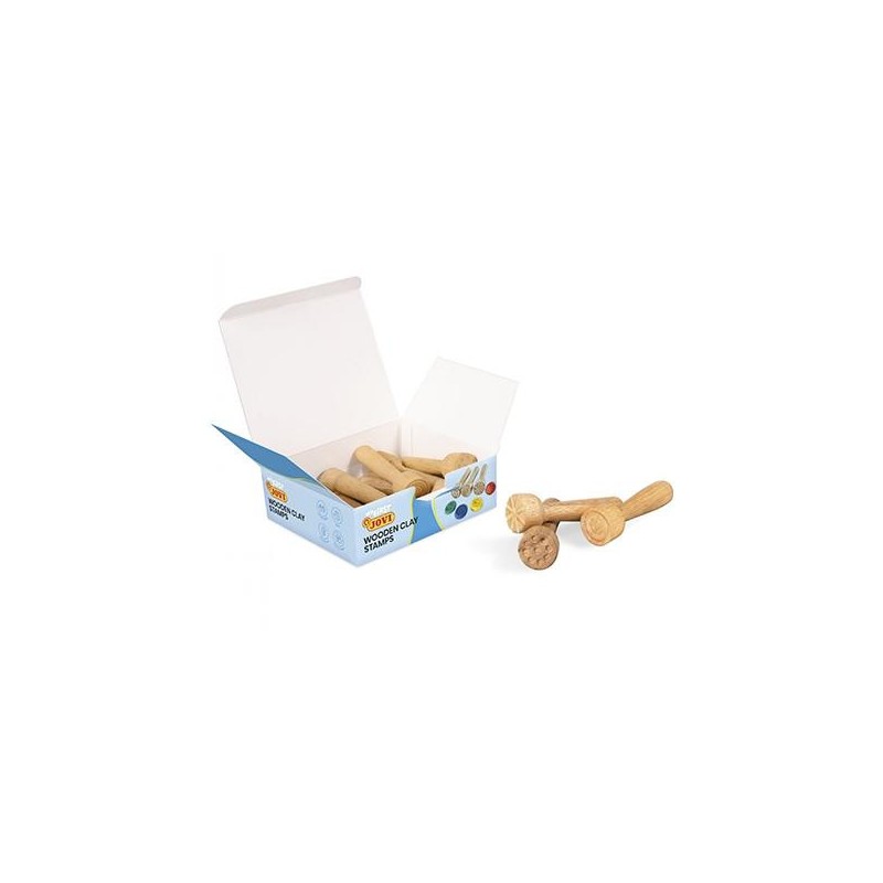 Sello de madera Jovi My First Plastilina Baby - Texturas surtidas - Schoolpack 12 uds.