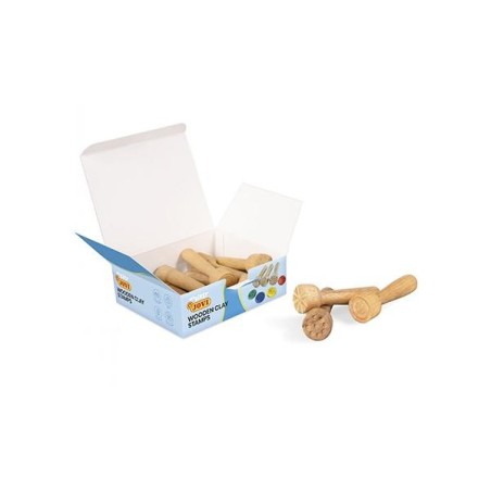 Sello de madera Jovi My First Plastilina Baby - Texturas surtidas - Schoolpack 12 uds.