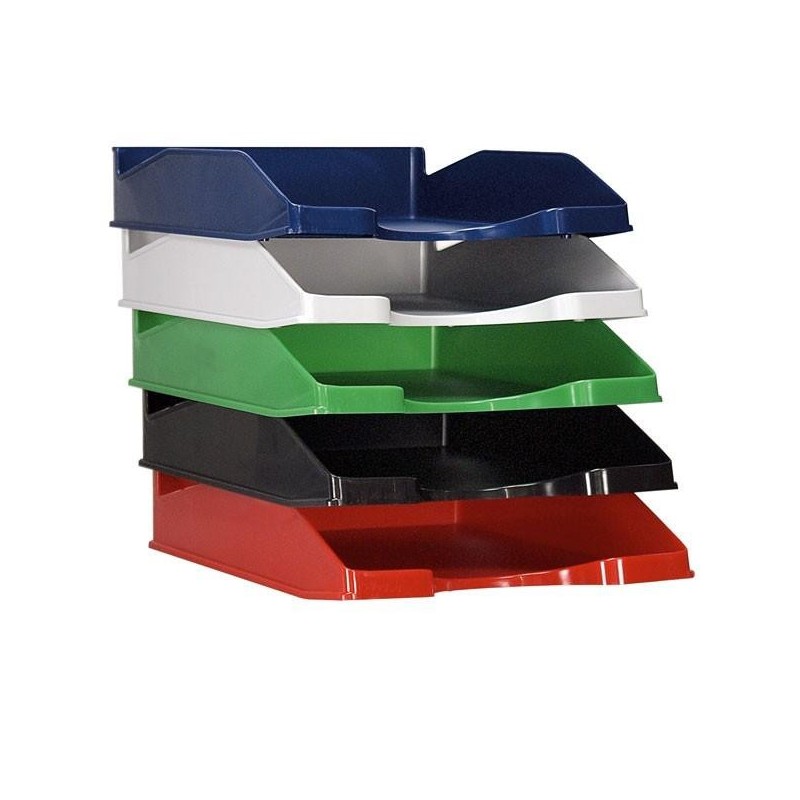 Bandeja Dequa - Poliestireno - 34,5 x 25,5 x 6 cm - Color negro