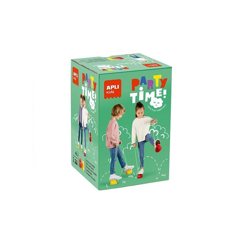 Juego zancos con cordón Apli Kids Party Time - 4 años