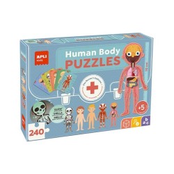 Puzzle cuerpo humano Apli Kids - Cartón - +5 años - 240 piezas