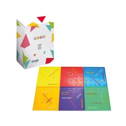 Juego geoplanos Dohe Educa - 6 a 8 años - Colores surtidos - 6 piezas