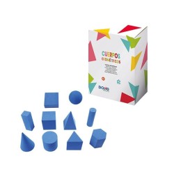 Juego cuerpos geométricos Dohe Educa - 6 años - Color azul - 10 piezas.