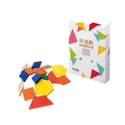 Juego bloques geométricos Dohe Educa - 6 años - Colores surtidos - 250 piezas.