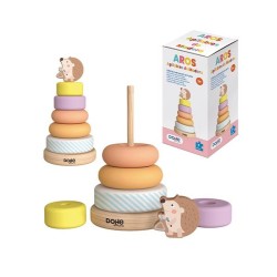 Torre de aros Dohe Educa - Madera - +12 meses - 7 piezas