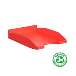 Bandeja Dequa - Poliestireno - 34,5 x 25,5 x 6 cm - Color rojo