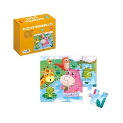 Puzzle progresivo Dohe Educa - Cartón - +2 años - 12 piezas