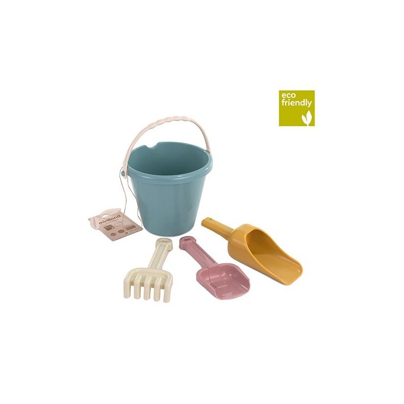 Set de arena junior Warm ECO Miniland - Biobase caña azúcar - Colores pastel (PACK INDIVISIBLE DE 6 UNIDADES)