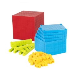 Juego Base 10 Miniland - 7-9 años - Colores surtidos - 100 piezas. (PACK INDIVISIBLE DE 4 UNIDADES)