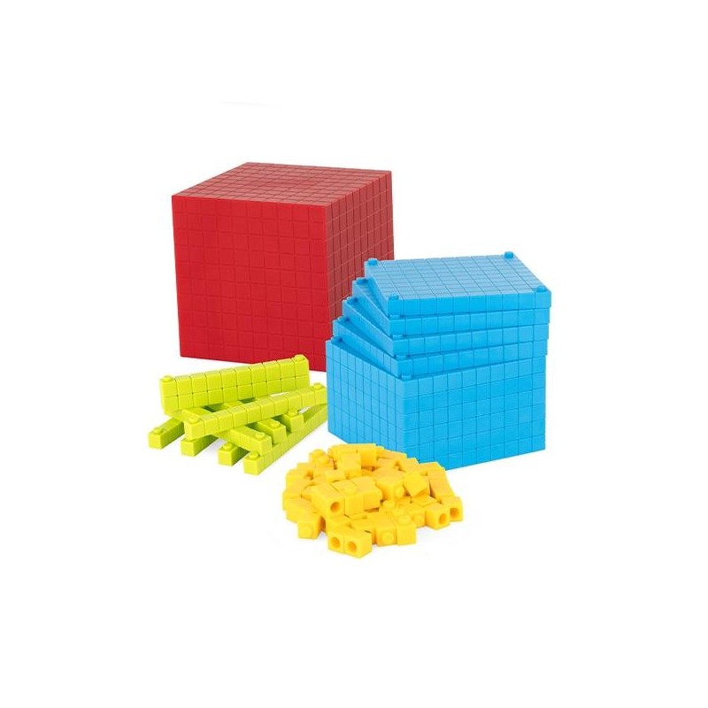 Juego Base 10 Miniland - 7-9 años - Colores surtidos - 100 piezas. (PACK INDIVISIBLE DE 4 UNIDADES) Juego Base 10 Miniland - 7-9 años - Colores surtidos - 100 piezas. (PACK INDIVISIBLE DE 4 UNIDADES)