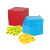 Juego Base 10 Miniland - 7-9 años - Colores surtidos - 100 piezas. (PACK INDIVISIBLE DE 4 UNIDADES)