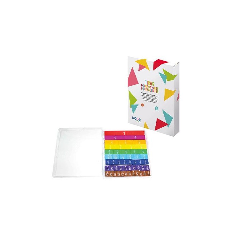 Juego fracciones equivalentes Dohe Educa - +6 años - Colores surtidos