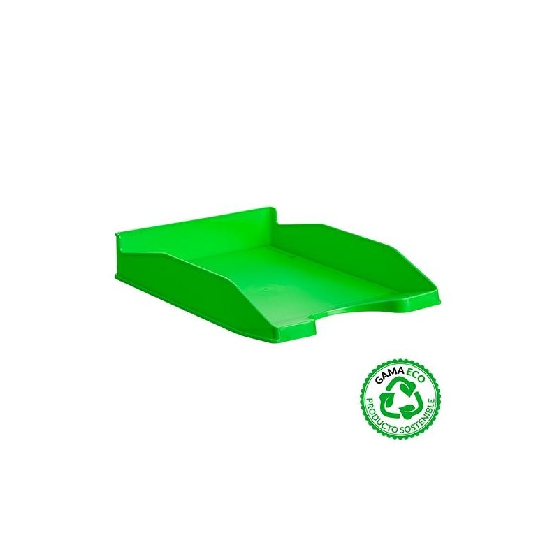 Bandeja Dequa - Poliestireno - 34,5 x 25,5 x 6 cm - Color verde