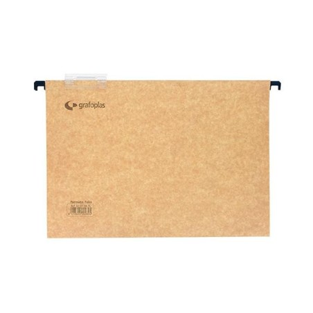Carpeta colgante Grafoplás - Visor superior - Bicolor - Varilla de plástico - folio - Lomo en V(PACK INDIVISIBLE DE 50 UNIDADES)