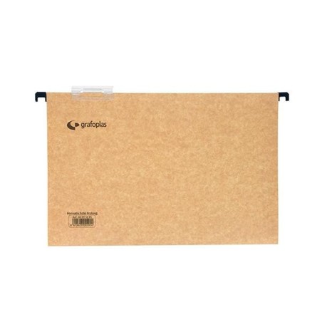 Carpeta colgante Grafoplás - Visor - Bicolor - Varilla de plástico - Folio - Lomo en V (PACK INDIVISIBLE DE 50 UNIDADES)