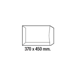 Bolsas radiografía Sam - Offset blanco - 370 x 450 mm - 100 g - Tira de silicona  (PACK INDIVISIBLE DE 100 UNIDADES)