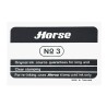 Tampón tinta Horse N3 - 73 x 105 mm - Color negro